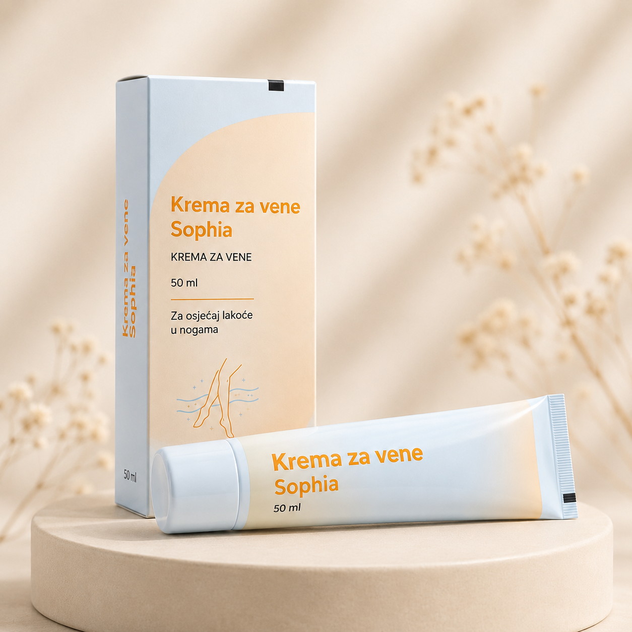 Sophia krema za vene 50 ml — pakovanje i tuba