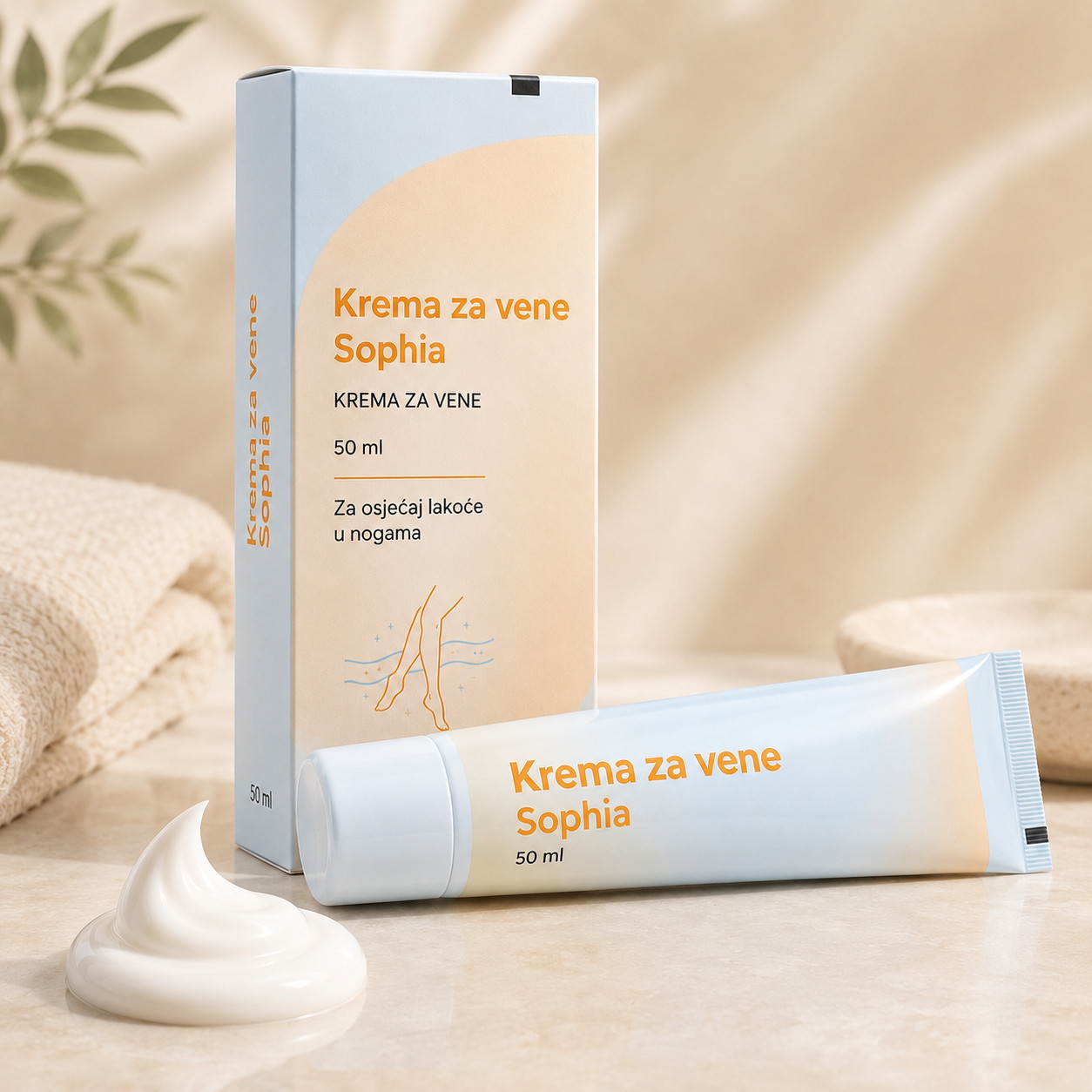 Sophia krema — tekstura kreme